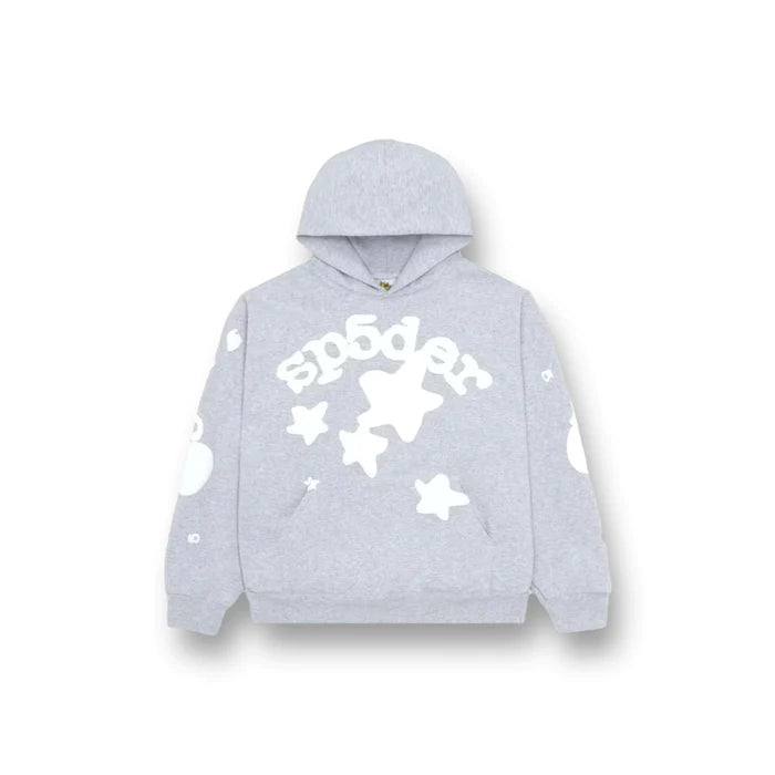 Sp5der Worldwide Hoodie - Grey