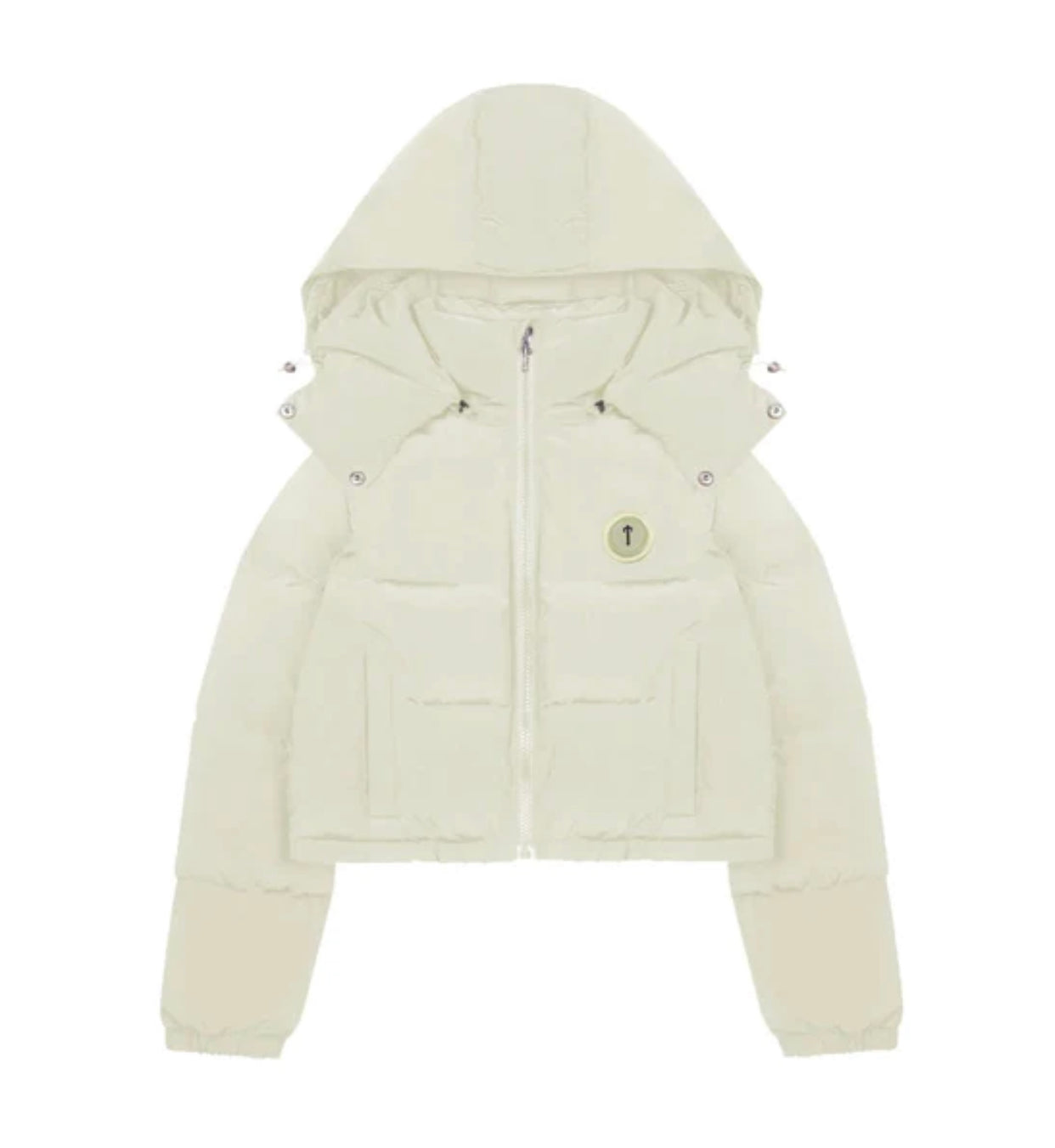 Trpstr Women’s Irongate Hooded Puffer Jacket - Cream