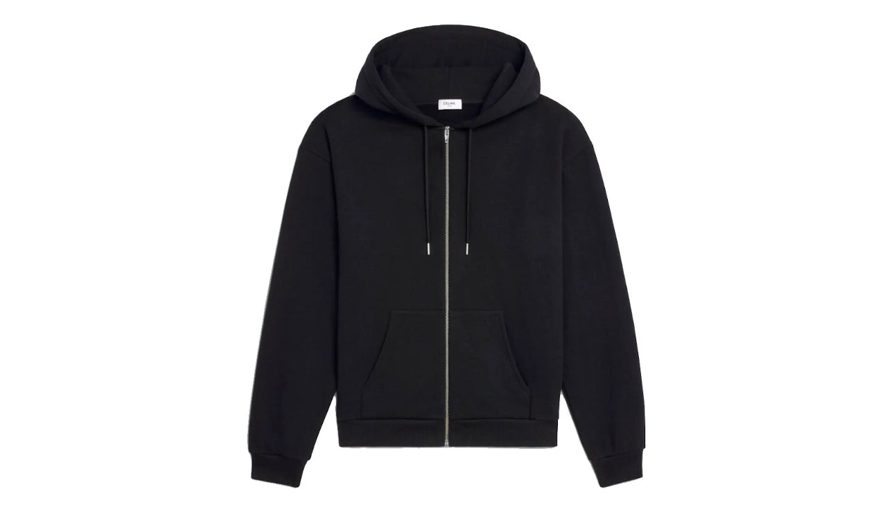 Mens Zip Hoodie “C*line” - Black