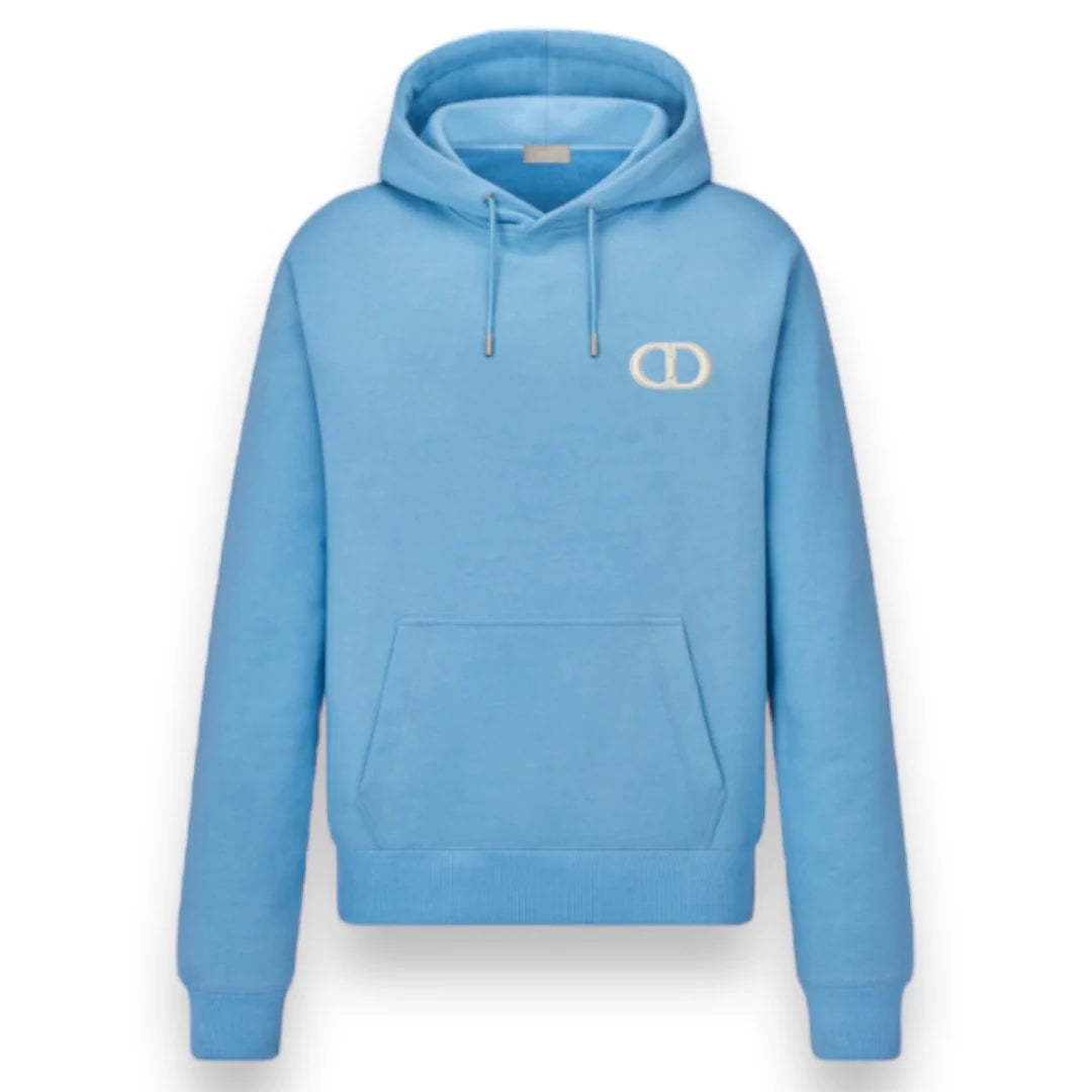 Mens Hoodie “D*or” - Baby Blue