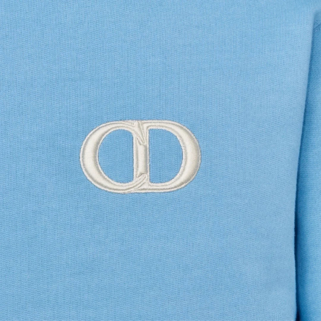 Mens Hoodie “D*or” - Baby Blue