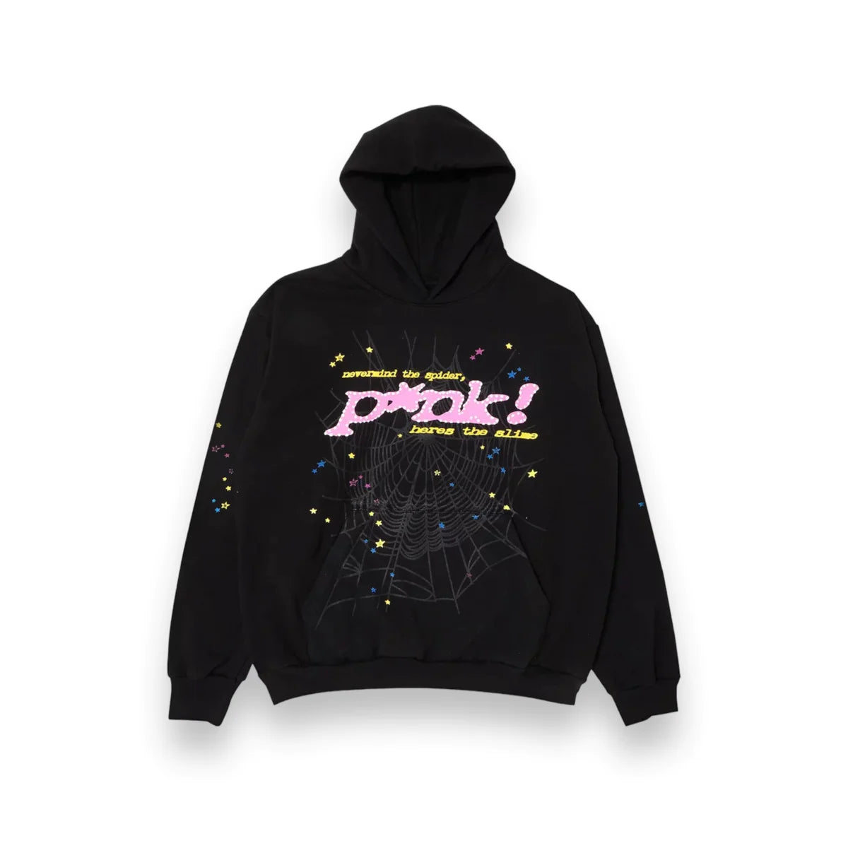 Sp5der Punk Hoodie - Black