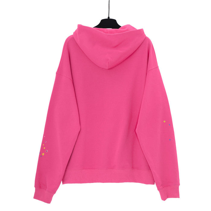Sp5der Punk Hoodie - Pink