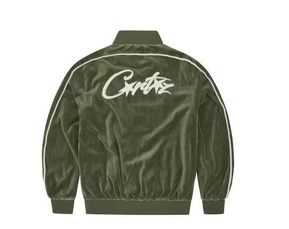 Crt*z Green Velour Tracksuit