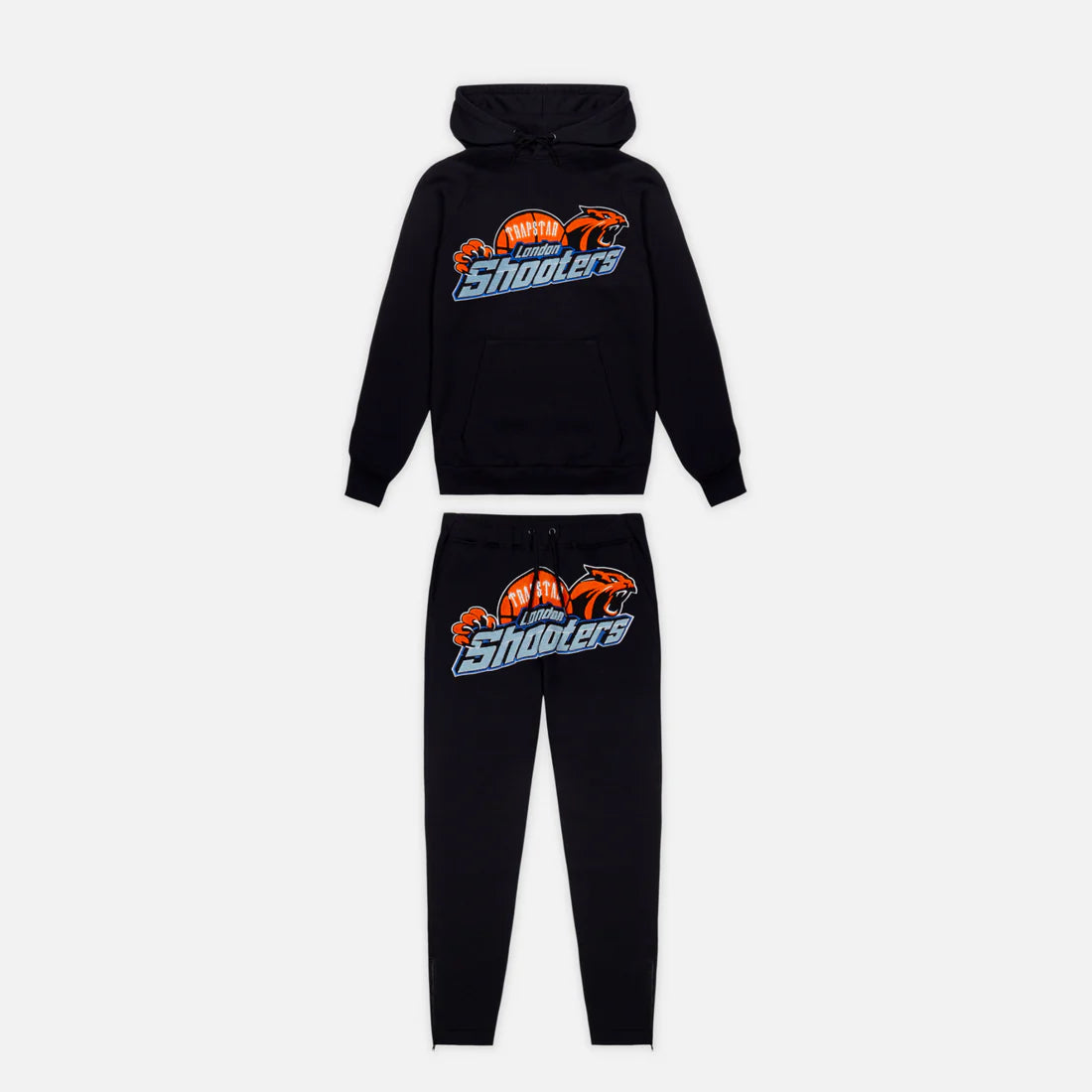 Trpstr Shooters Tracksuit - Black/Orange