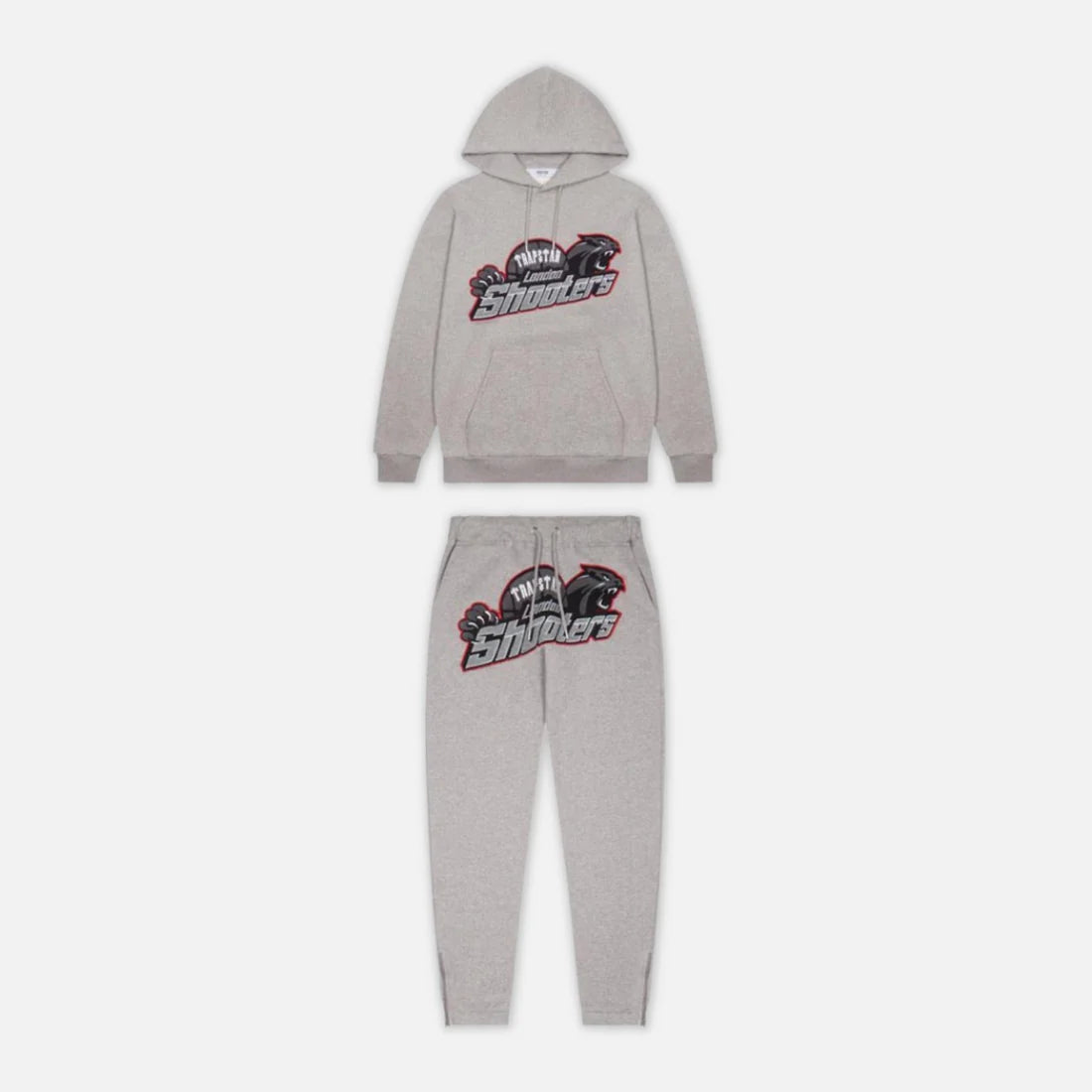 Trpstr Shooters Tracksuit - Grey/Red