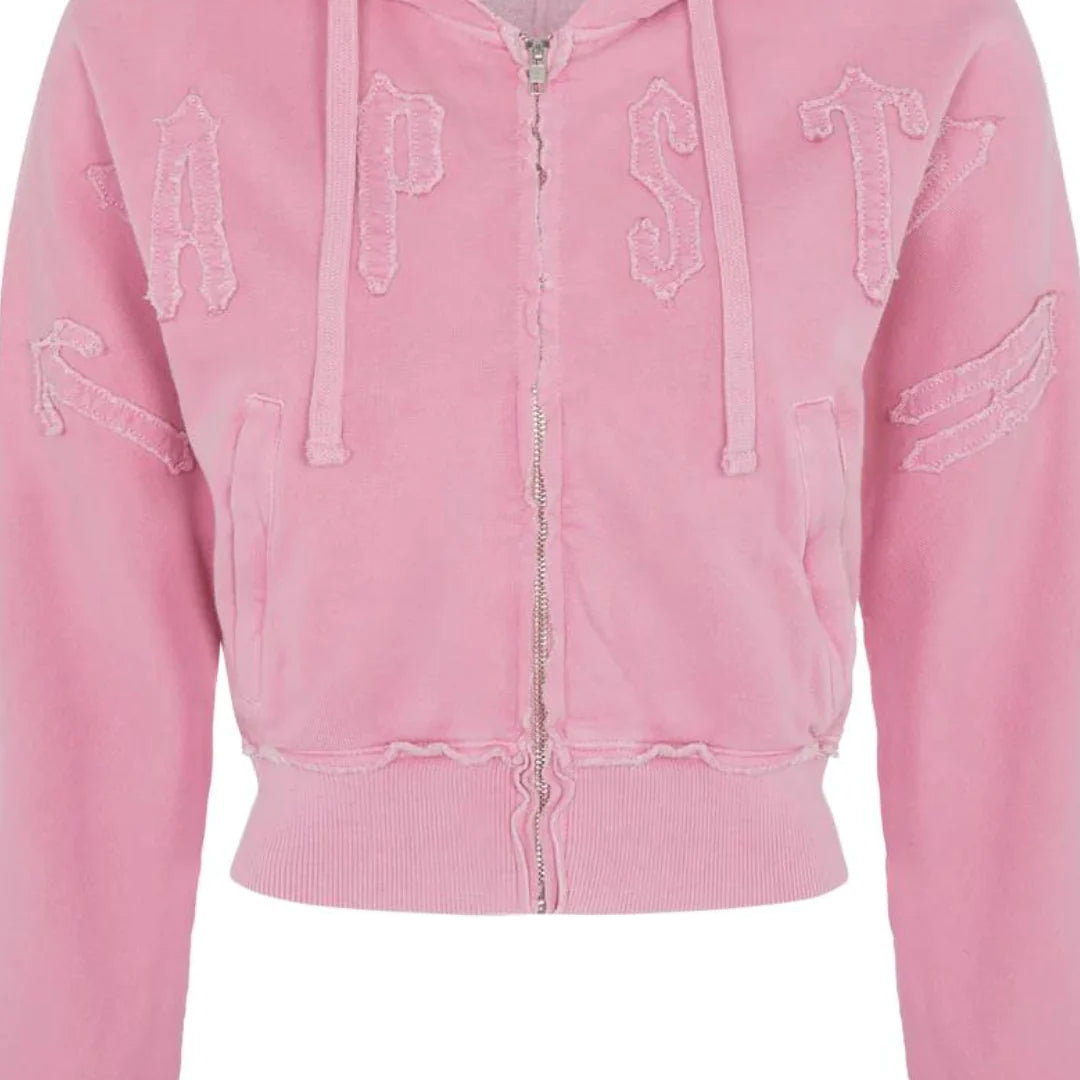 Trpstr Women’s Irongate Cropped Tracksuit - Pink