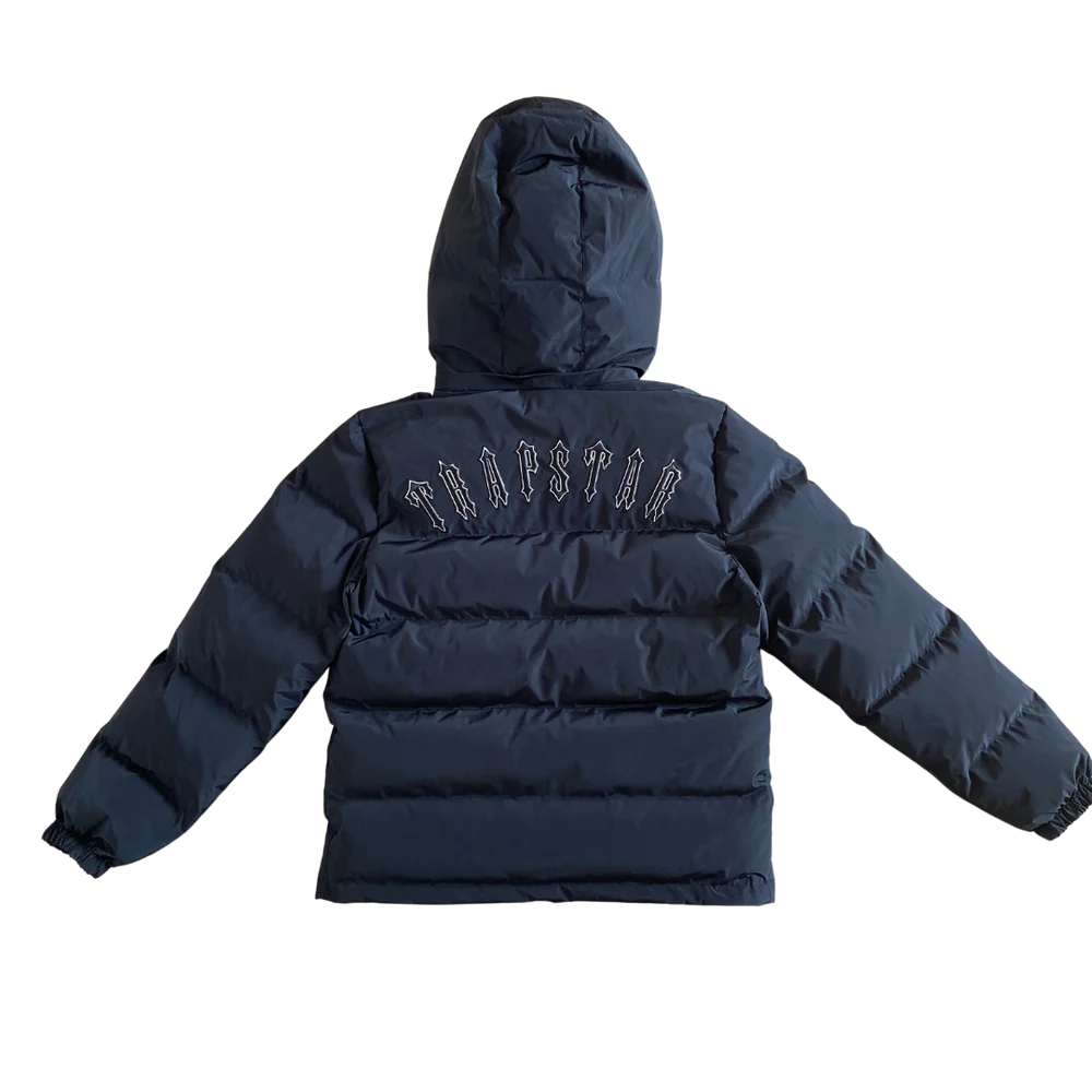Trpstr Black Irongate Hooded Puffer Jacket