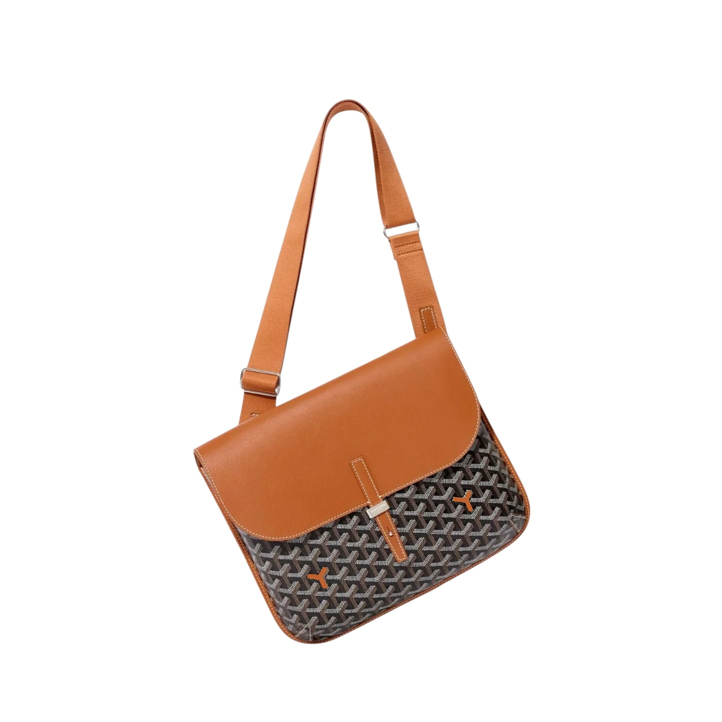 Men Coursier Messenger Bag - Brown