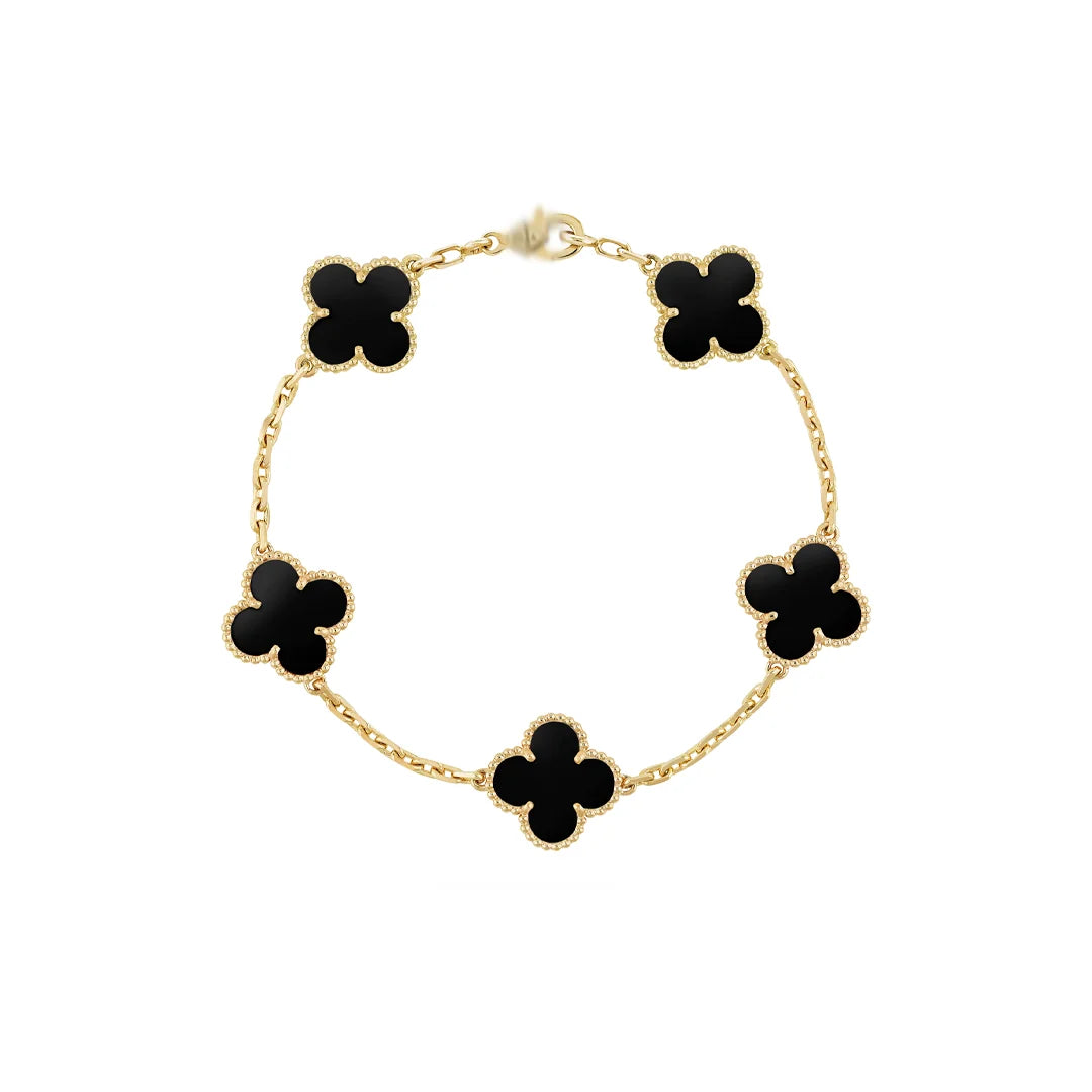VCA Black/Gold Bracelet