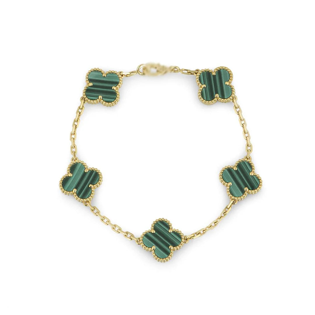 VCA Green/Gold Bracelet