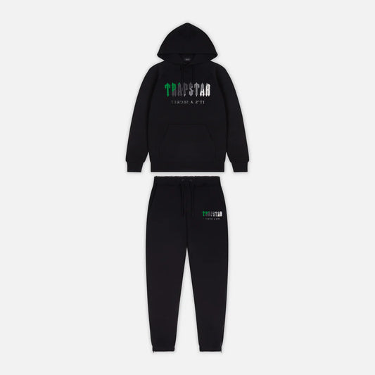 Trpstr Chenille Decoded Tracksuit - Black/Green