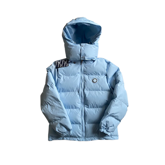 Trpstr Ice Blue Irongate Hooded Puffer Jacket