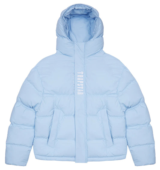 Trpstr Ice Blue Irongate Hooded Puffer Jacket 2.0