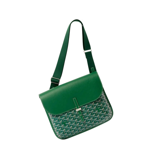 Men Coursier Messenger Bag - Green