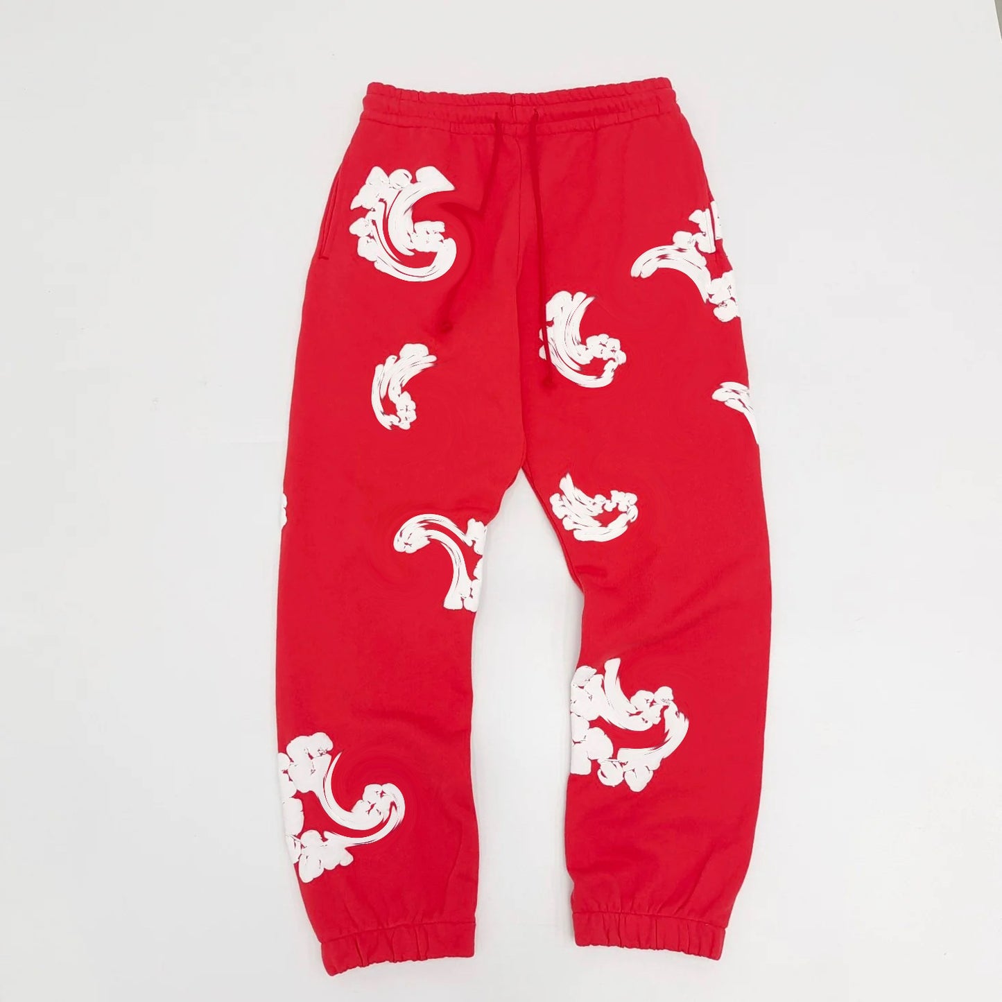 Mens Tracksuit Red - “Denim-T”