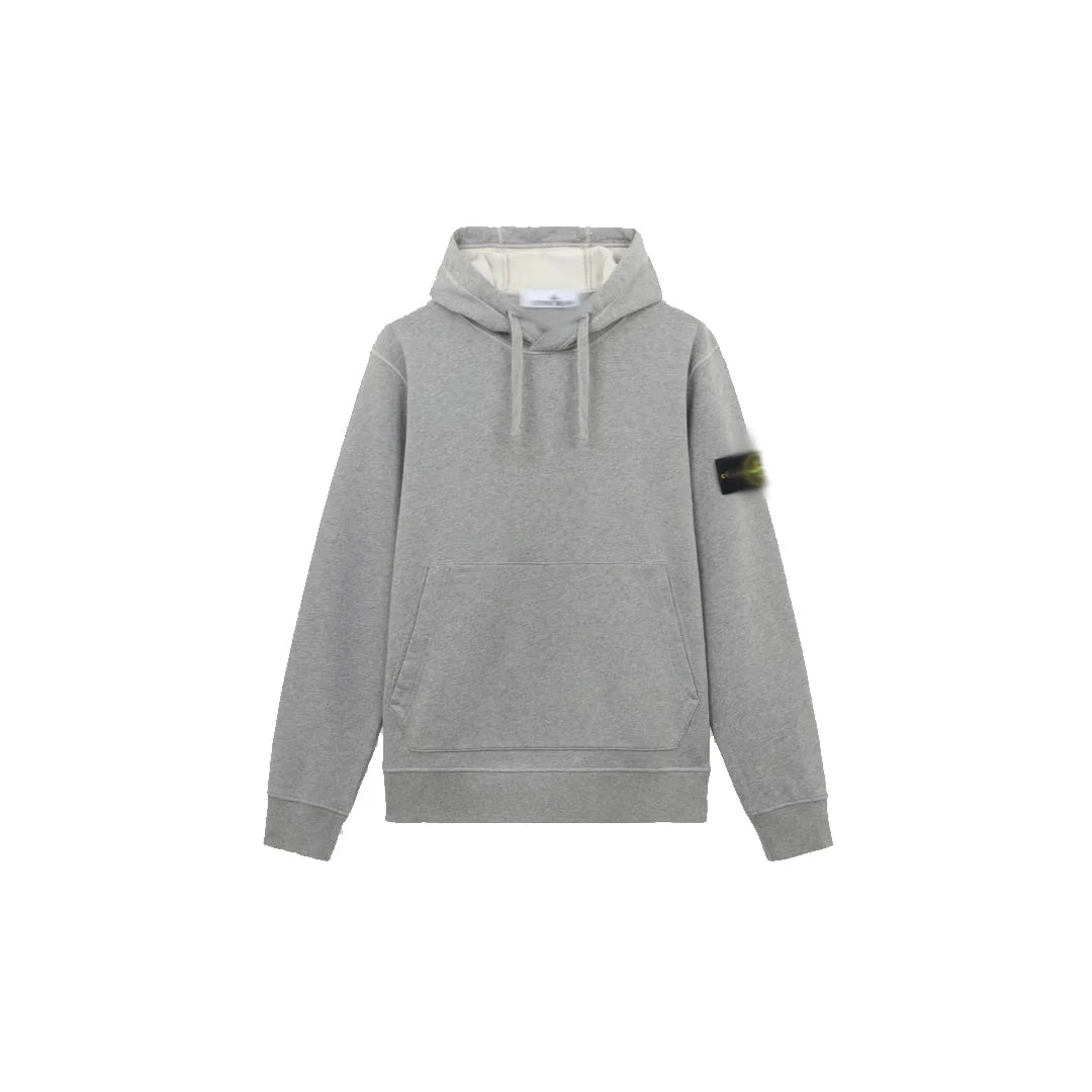 Mens Grey Stone Hoodie