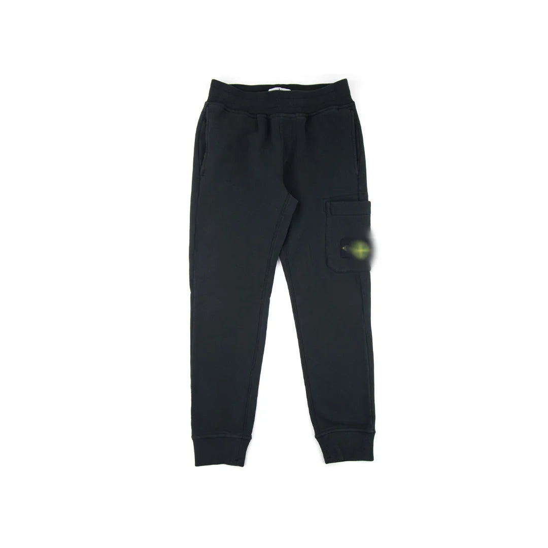 Mens Black Stone Joggers
