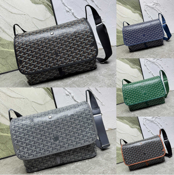 Mens Black Capetien MM Messenger - “GY”