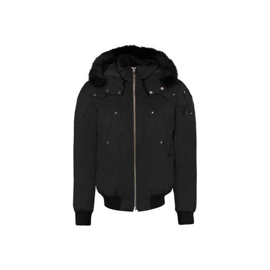 Mens Bomber Jacket “MK” - Black Fur